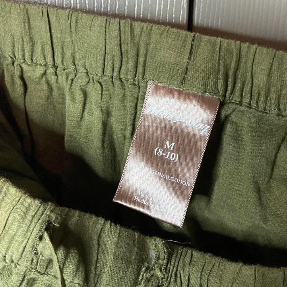whitestag skirt  size Medium green midi flowy boho‎ indie fairy cottagecore